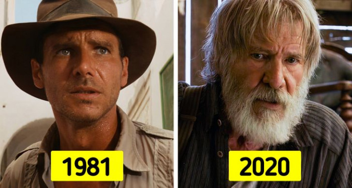 7. Harrison Ford, 79
