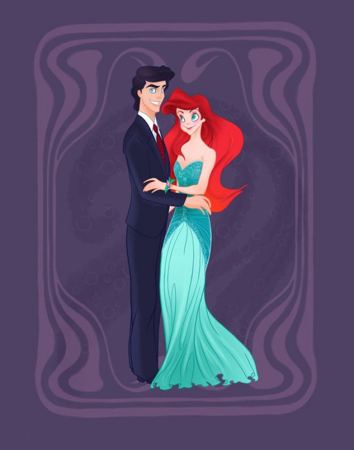 15. Eric and Ariel - The Little Mermaid