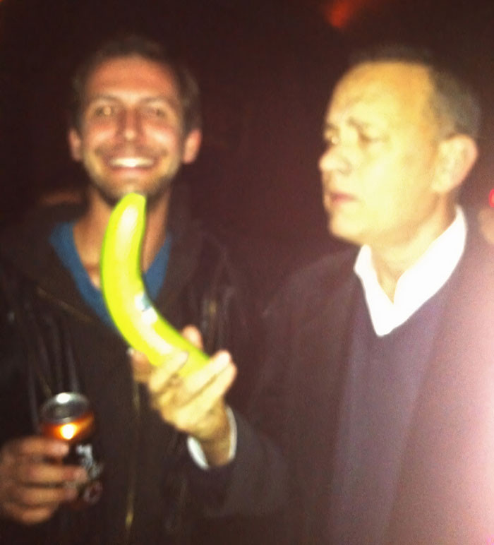 30. A banana and Tom Hanks