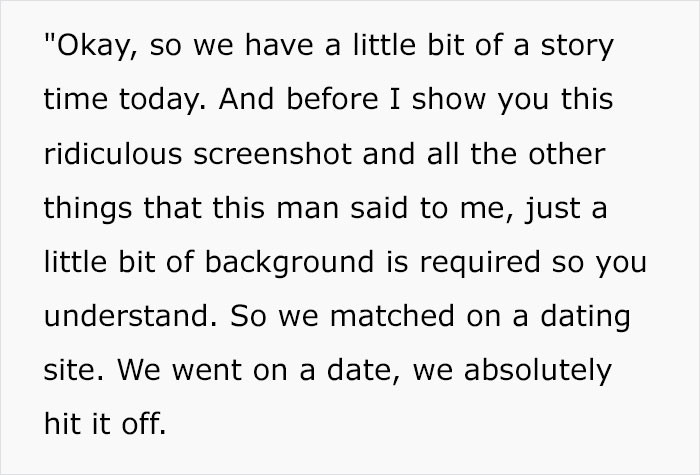 She had matched with the man on a dating app, and they really hit it off.
