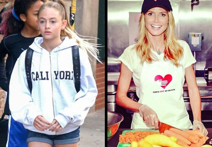 #15 Heidi Klum and Leni Klum