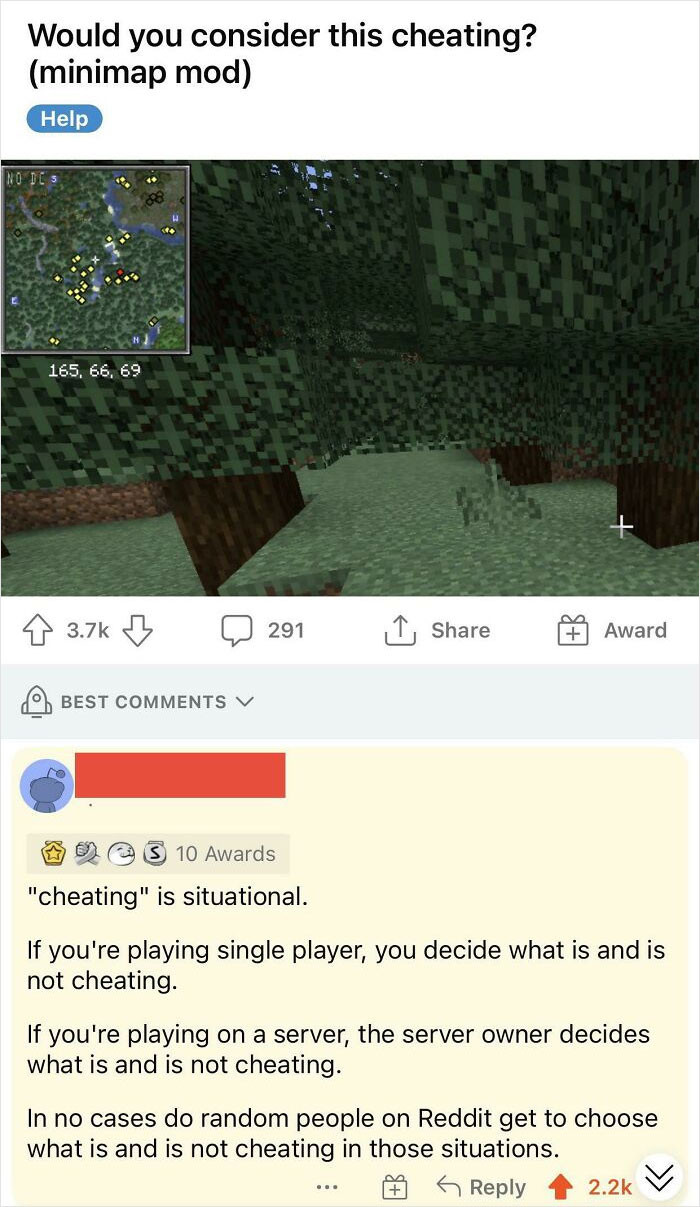 37. Not cheating at all!