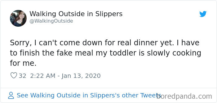 40. I don't wanna spoil my dinner.