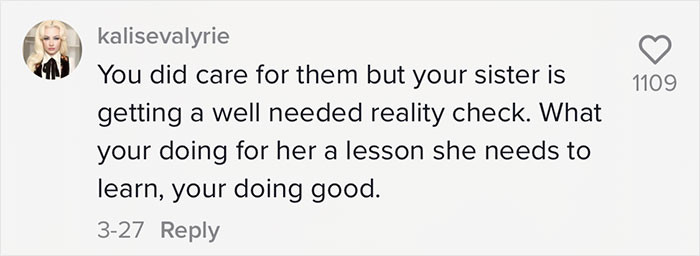 She did more than was asked of her