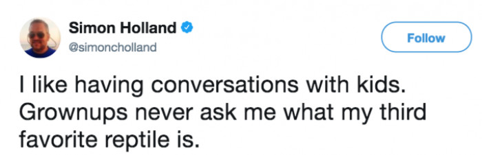 Kids out there asking the real questions.