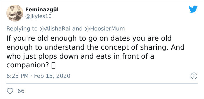 He didn't even care to offer one. The audacity!