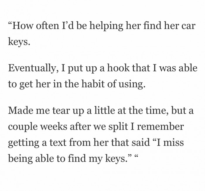 9. Cute little bonding experience finding each other's keys. 