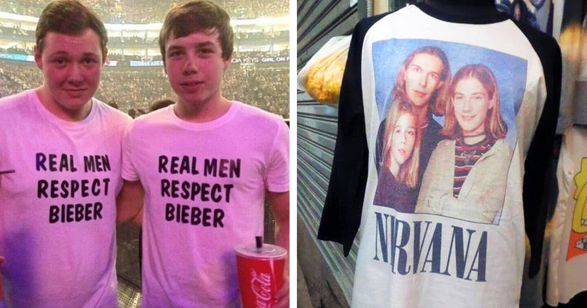 Extremely Embarrassing T-Shirt Fails That Will Make You Laugh and Cringe.