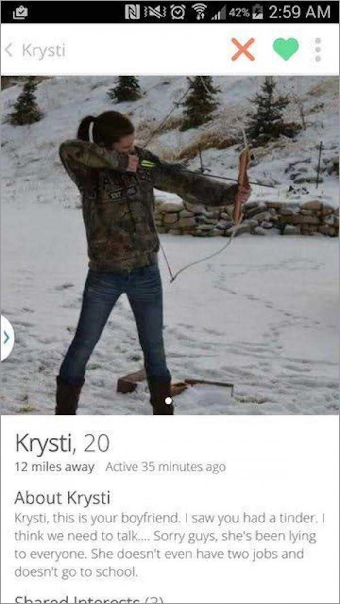 Awkward... *still swipes*