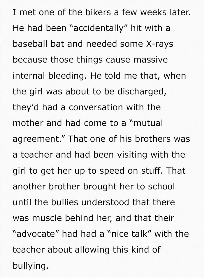 They decided to take the little girl under their wing, even dealing with aspects of her life outside of the hospital.