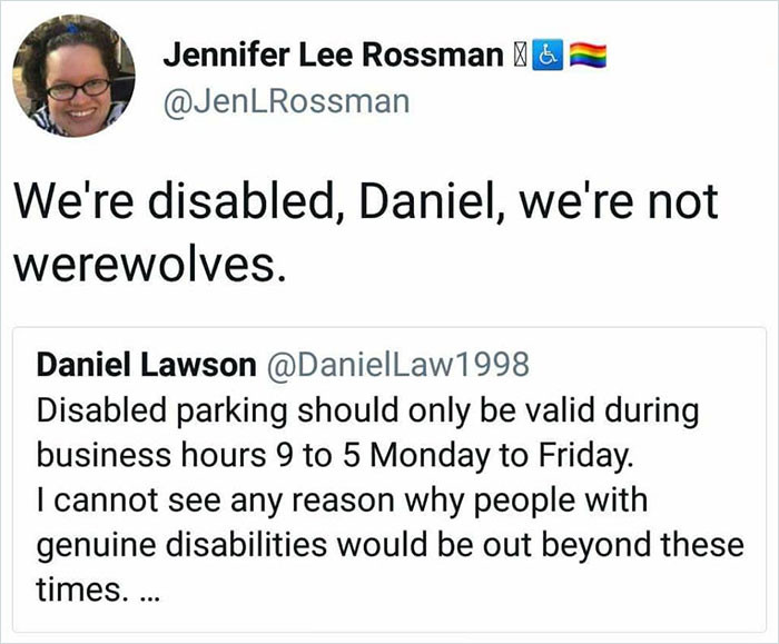 47. But what if a disabled person works on Saturdays?