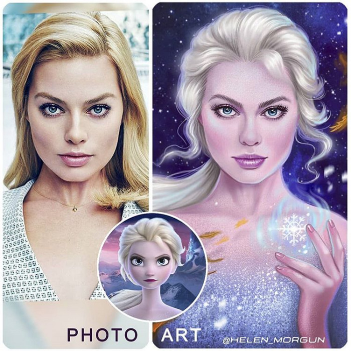 Margot Robbie as Elsa