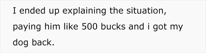 She even had to buy it back.