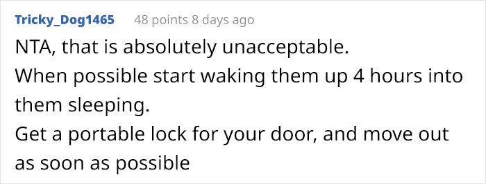We Hope She Has the Means to Move Out Because These Parents Are Just Unreasonable.