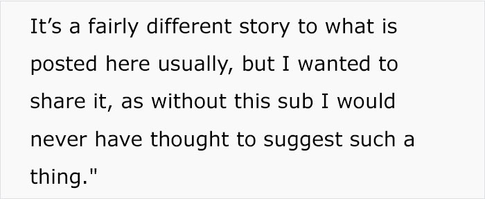 A fairly different story