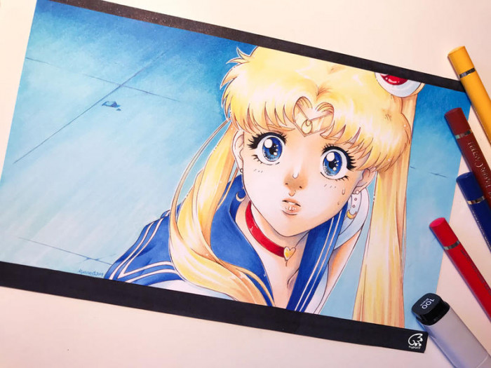 3. Sailor Moon Re-Draw
