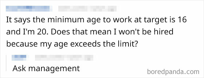 7. Too Old for Target?