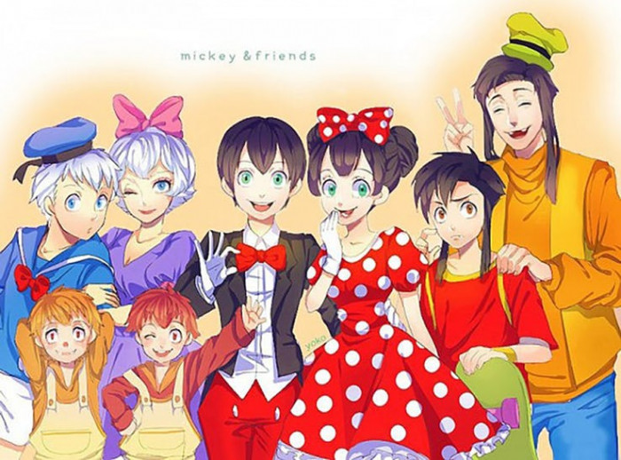 3. Mickey Mouse and Friends