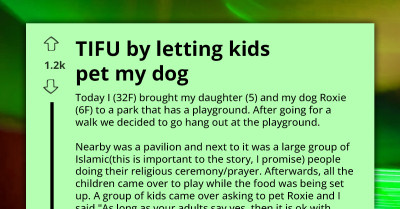 Dog Owner Feels Guilty For Making Kids "Commit Sin" By Letting Them Pet Her Dog