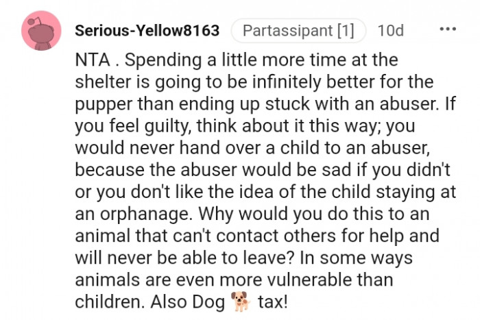 20. In a way, animals are more vulnerable than children