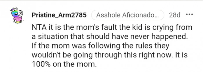 This was a situation that could have been avoided