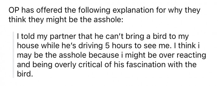 OP thinks she might potentially be the a-hole for the following reason: