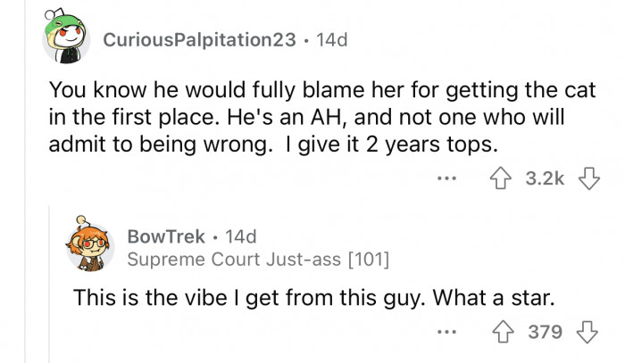 It doesn't seem like OP would admit to being wrong.