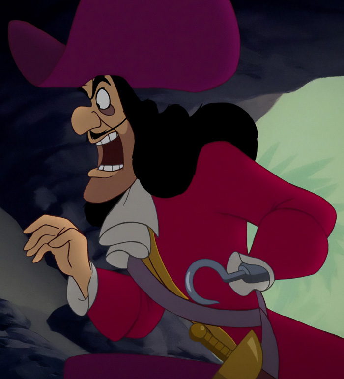 14. Captain Hook (Peter Pan)