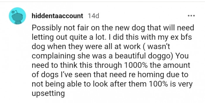 You need to think this through