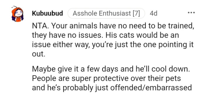 You're just the one pointing it out