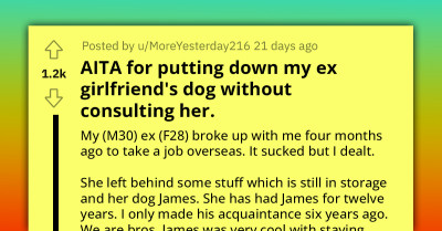 Man Put Down His Ex-Girlfriend's Dog Without Consulting Her