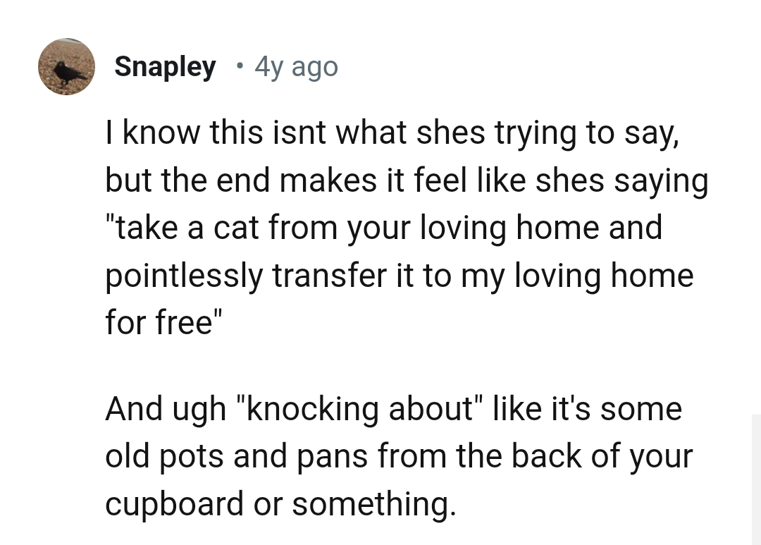 10. It's not some old pots and pans