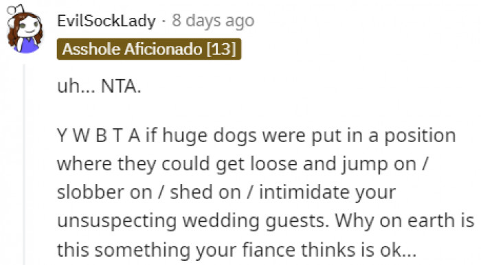 Most people love dogs, but there are still many who wouldn't appreciate them being there.