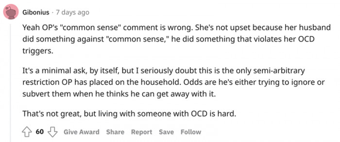 But some of them were a bit judgmental