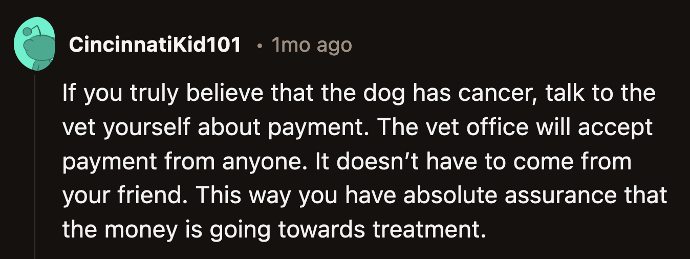 However, If She Felt Compelled to Fund the Life-Saving Surgery, She Could Contact the Clinic and Pay Directly to Ensure the Money Went to Where It Was Supposed to Go.