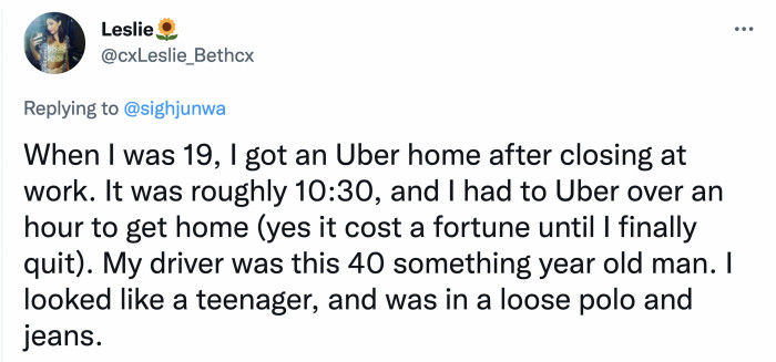 Another Twitter user shared their story about a dangerous driver