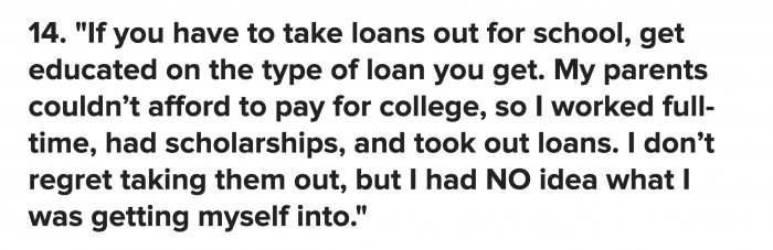 Student debt is something that cripples a lot of people’s financial capacity so if you’re about to take one, weigh every option you can that would benefit you in the long run.
