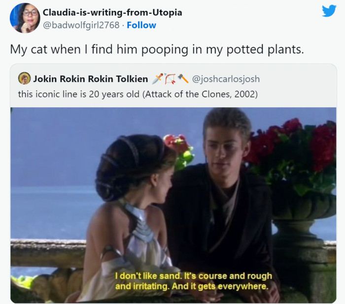 13. Imagine your cat making this excuse.