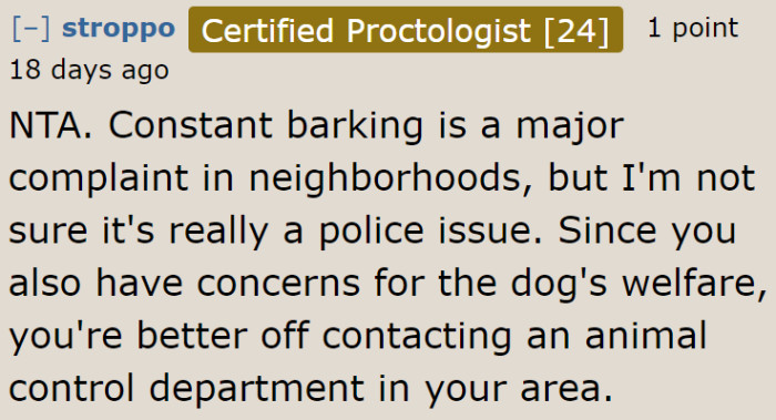 The OP should have tried animal control first.