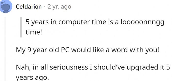 Some Redditors disagree: