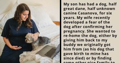 Here Is A Reddit Update About A Husband Who Is Helping His Pregnant Wife With Her Fear Of Their Dog