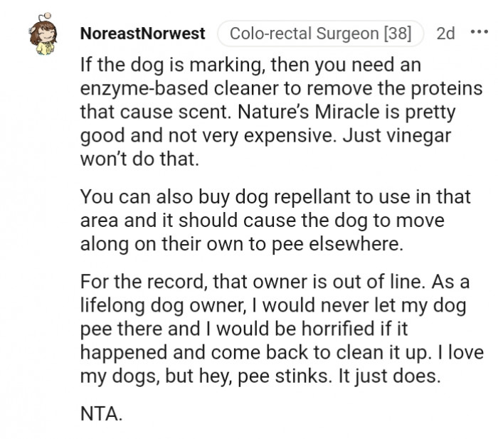 I would be horrified if my dog did that