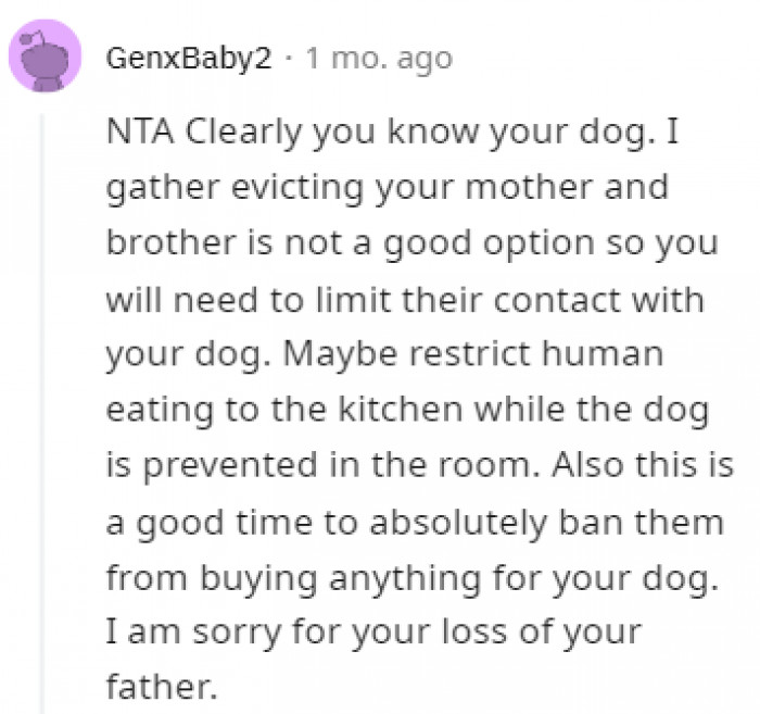 Limit their contact with the dog