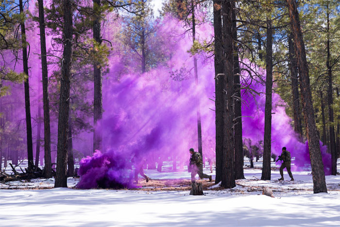 3. This purple explosion is just a little fun and games.