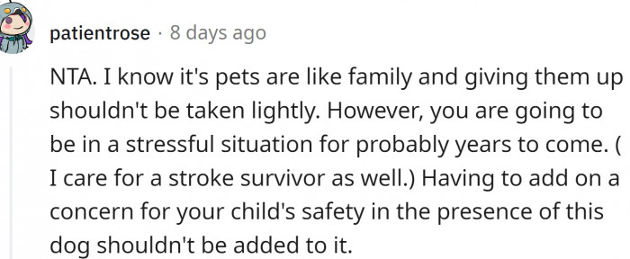 This is going to be a stressful situation for probably years to come.