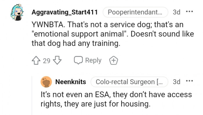 Doesn't sound like that dog has any training