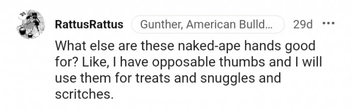 What are you using your naked ape hands for?