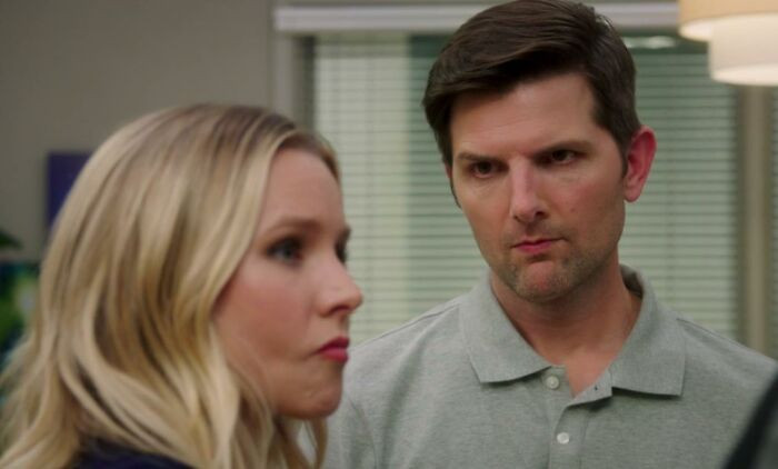 9. Adam Scott could play the sweetest guy ever but I would still wanta punch his face in because all I'd be able to see was Trevor from the Good Place.