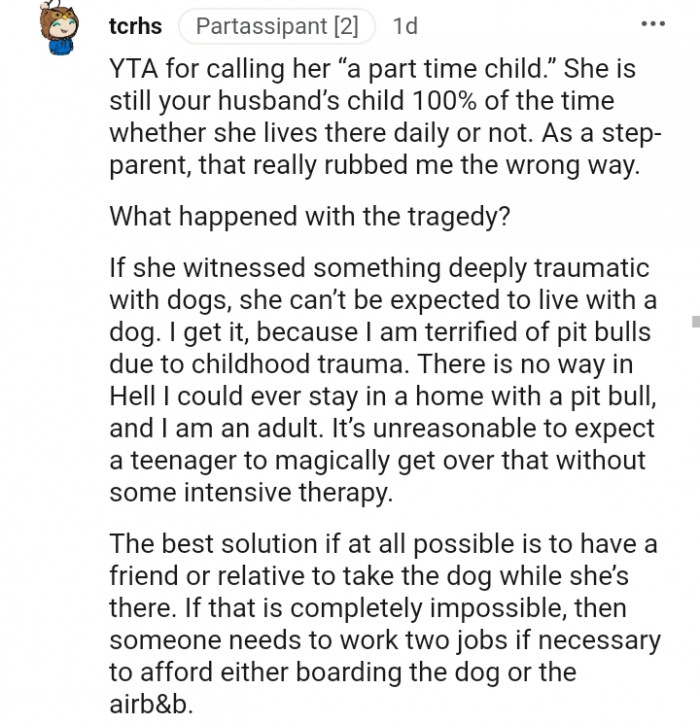 5. She is still your husband's child