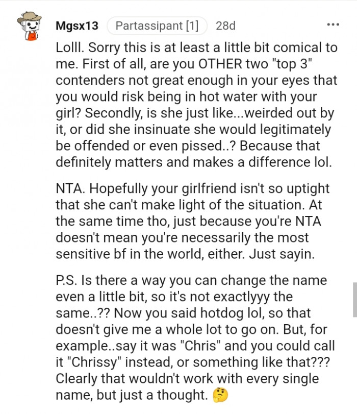 This is at least a little bit comical to this Redditor